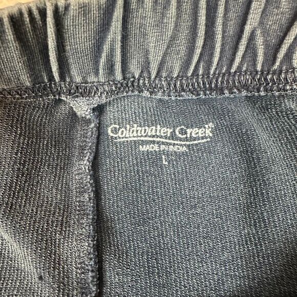 Coldwater-creek Women's Blue and Navy Joggers-tracksuits Sizer Large - Picture 4 of 5
